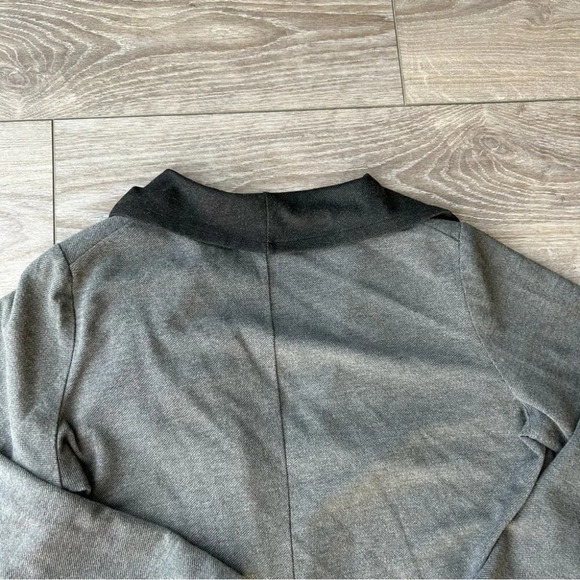 Tavora Grey  Waterfall Open Front Cardigan Made in Canada - Picture 13 of 15